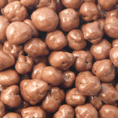 Chocolate Covered Caramel Popcorn - Rich milk chocolate seals in the fresh taste of crisp caramel popcorn.  Approximately &#190; pound is packaged in our deluxe gold gift box.  This is one of our most popular products.